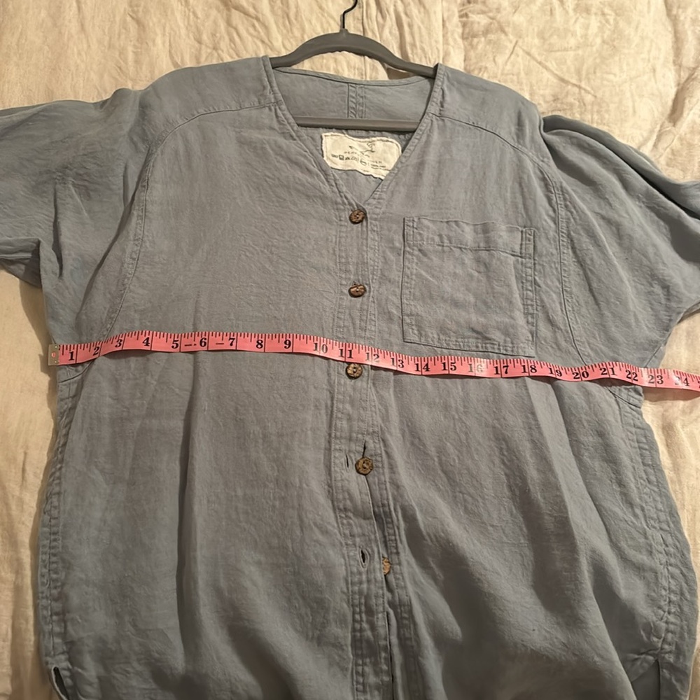 NotPerfectLinen Oversized Linen Shirt ( Livorno) - Picture 4 of 5